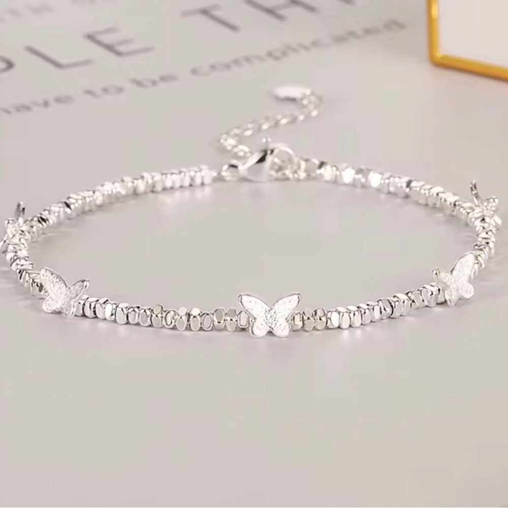 Sterling Silver Butterfly Bracelet